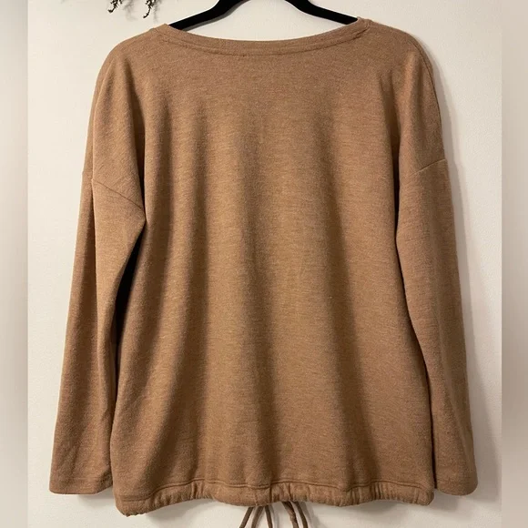 Haven Well Within Brushed Jersey Tie Front Pullover - Picture 2 of 4